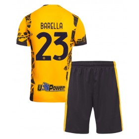 Inter Milan Nicolo Barella #23 3rd Trikot 2024-25 Kurzarm (+ kurze hosen)